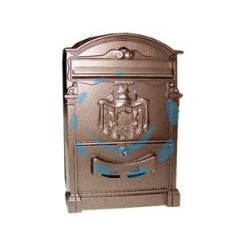 CASSETTA POSTALE IN ALLUMINIO PER ESTERNI "RESIDENCE" BRONZO