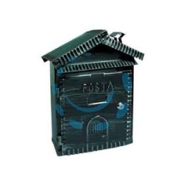 CASSETTA POSTALE PORTARIVISTE TIPO CASA PER ESTERNO - cm.25x11x34h.