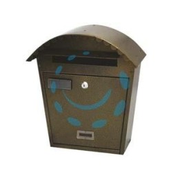 CASSETTA POSTALE CON TETTO CURVO PER ESTERNO - cm.36x13x37h.
