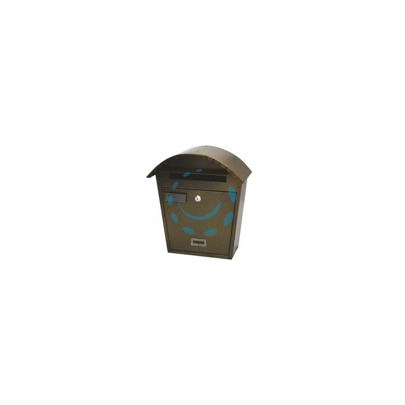 CASSETTA POSTALE CON TETTO CURVO PER ESTERNO - cm.36x13x37h.