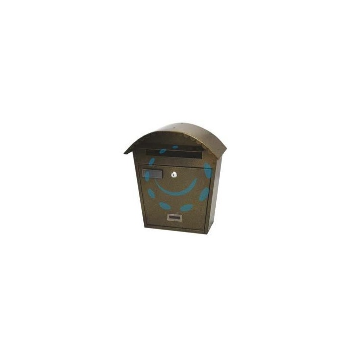 CASSETTA POSTALE CON TETTO CURVO PER ESTERNO - cm.36x13x37h.