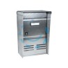 CASSETTA POSTALE PORTARIVISTE INOX SERIE DUBLO PER ESTERNI - cm.26x12x37,5h. - acciaio inox 18/10 satinato