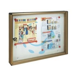 BACHECA PORTA AVVISI PER INTERNI CM.55X5X40H. - cm.55x5x40h.