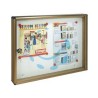 BACHECA PORTA AVVISI PER INTERNI CM.55X5X40H. - cm.55x5x40h.