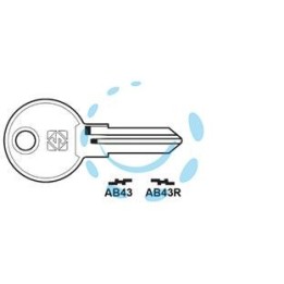 CHIAVI PER CILINDRI ABUS 5 SPINE PICCOLE - AB43 DX