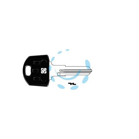CHIAVI PER CILINDRI ABUS 5 SPINE PICCOLE AB59RAP - AB59RAP SX