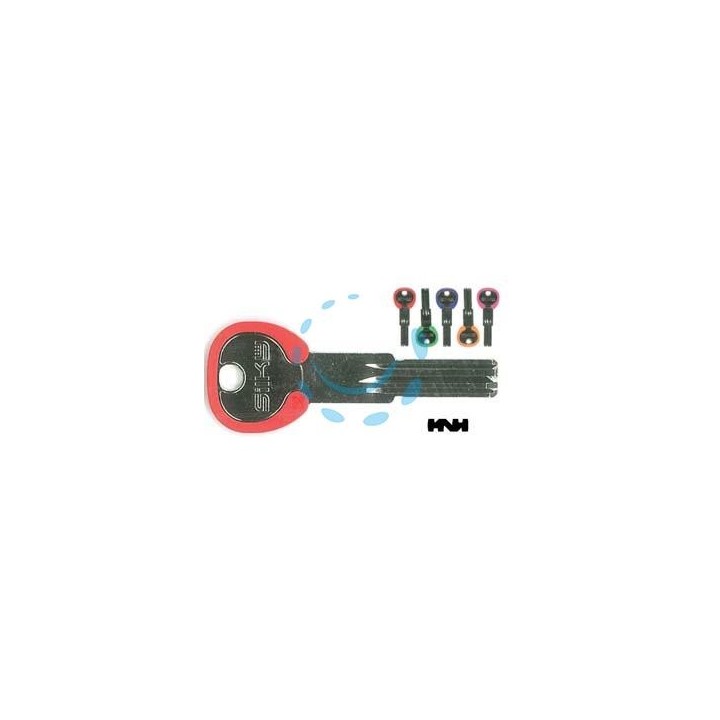 CHIAVI PUNZONATE PER CILINDRI AGB 6 SPINE AGB9DZ - AGB9DZ silky 5 colori assortiti
