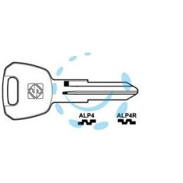 CHIAVI PER CILINDRI ALPHA 5 SPINE PICCOLE - ALP4R SX