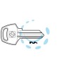 CHIAVI PER CILINDRI CORBIN 5 SPINE GRANDI CB2 - CB2 DX