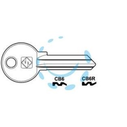 CHIAVI PROFILO CORBIN 5 SPINE - CB6 DX