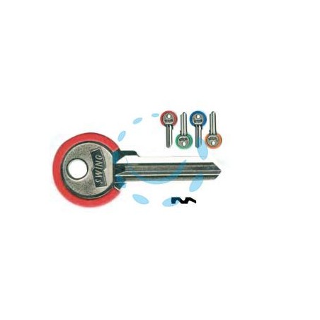 CHIAVI PER CILINDRI CORBIN 5 SPINE GRANDI CB6DZ - CB6DZ DX swing 4 colori assortiti