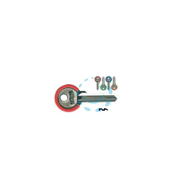 CHIAVI PER CILINDRI CORBIN 5 SPINE GRANDI CB6DZ - CB6DZ DX swing 4 colori assortiti