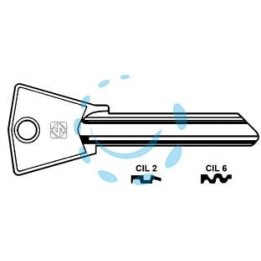 CHIAVI PER CILINDRI CILA-GENTILI 7 SPINE GRANDI - CIL6 DX