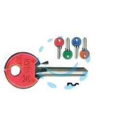 CHIAVI PER CILINDRI CISA 5 SPINE PICCOLE CS7NSL - CS7NSL DX slim fluo colori assortiti