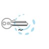 CHIAVI PER CILINDRI CISA 4 SPINE PICCOLE CS8 - CS8 DX