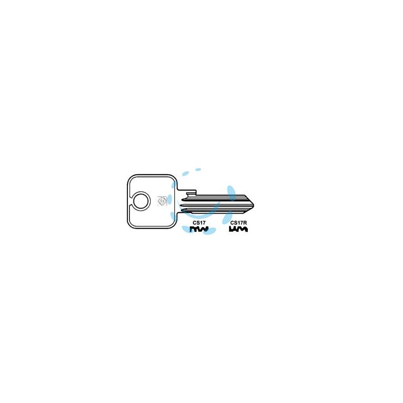 CHIAVI PER CILINDRI CISA 5 SPINE GRANDI - CS17 DX