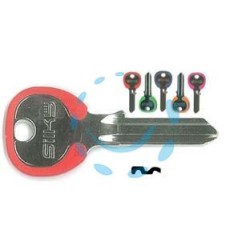 CHIAVI PER CILINDRI CISA 5 SPINE GRANDI CS119DZ - CS119DZ DX silky 4 colori assortiti