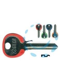 CHIAVI PER CILINDRI CISA 4 SPINE GRANDI - CS204ASL DX slim fluo colori assortiti