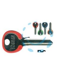 CHIAVI PER CILINDRI CISA 4 SPINE GRANDI - CS204ASL DX slim fluo colori assortiti