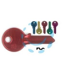 CHIAVI PER CILINDRI CISA 4 SPINE GRANDI CS204U - CS204U ultralite 5 colori assortiti