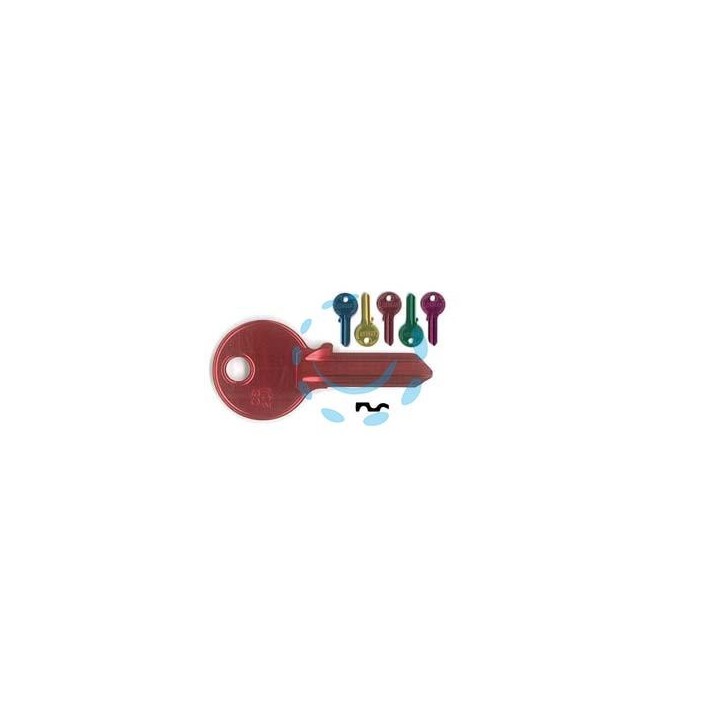 CHIAVI PER CILINDRI CISA 4 SPINE GRANDI CS204U - CS204U ultralite 5 colori assortiti