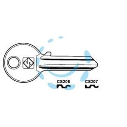 CHIAVI PER CILINDRI CISA 5 SPINE GRANDI - CS207 SX