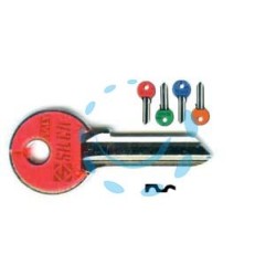 CHIAVI PER CILINDRI CISA 5 SPINE GRANDI CS206ASL - CS206ASL DX slim fluo colori assortiti
