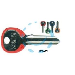 CHIAVI PER CILINDRI CISA 5 SPINE GRANDI CS206DZ - CS206DZ DX silky 4 colori assortiti