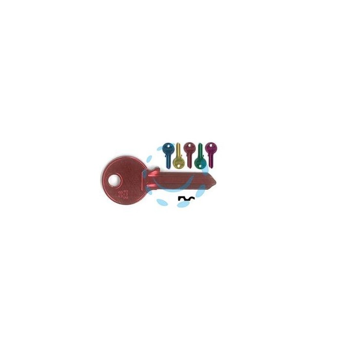 CHIAVI PER CILINDRI CISA 5 SPINE GRANDI CS206U - CS206U ultralite 5 colori assortiti