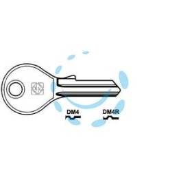 CHIAVI PER CILINDRI DOM 4-5 SPINE PICCOLE - DM4 DX