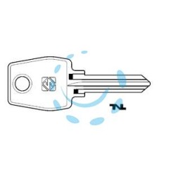 CHIAVI PER CILINDRI EURO LOCKS 10 SPINE PICCOLE EU1R - EU1R SX