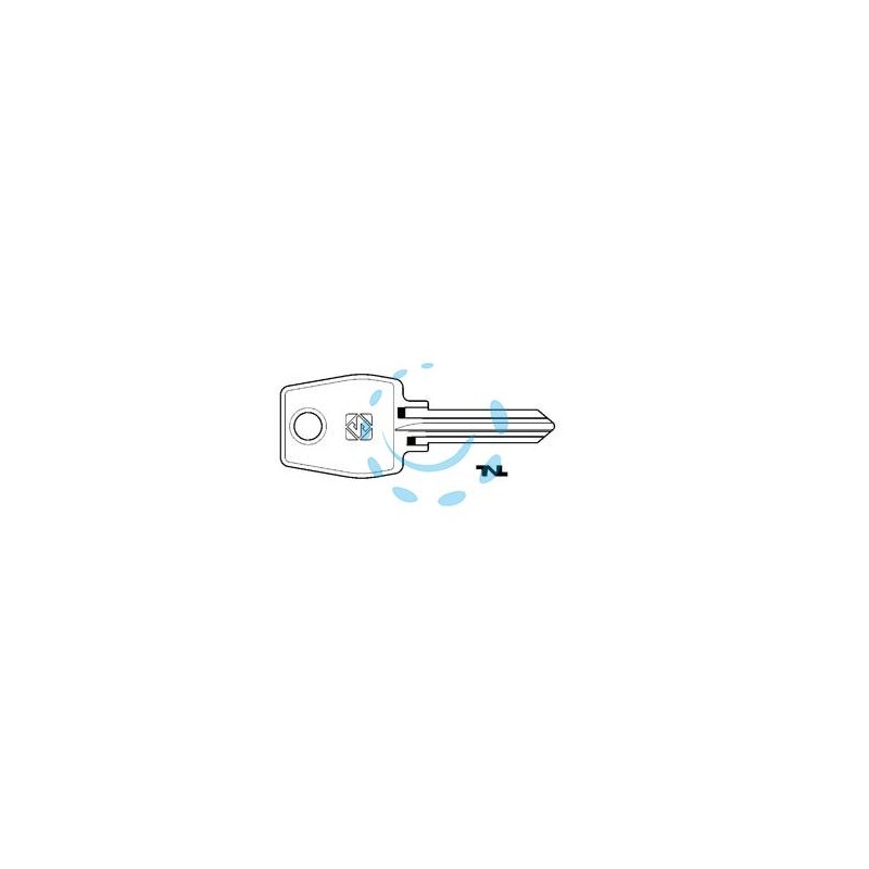 CHIAVI PER CILINDRI EURO LOCKS 10 SPINE PICCOLE EU1R - EU1R SX