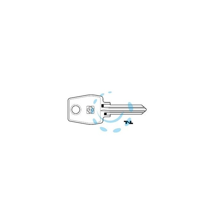 CHIAVI PER CILINDRI EURO LOCKS 10 SPINE PICCOLE EU1R - EU1R SX