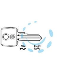 CHIAVI PER CILINDRI EURO LOCKS 4 SPINE PICCOLE - EU4R SX