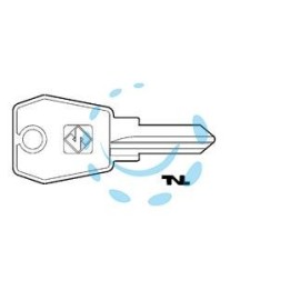 CHIAVI PER CILINDRI EURO LOCKS 7 SPINE PICCOLE EU5R - EU5R SX
