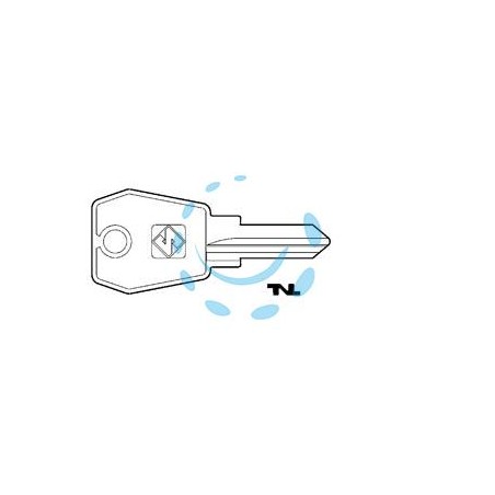 CHIAVI PER CILINDRI EURO LOCKS 7 SPINE PICCOLE EU5R - EU5R SX