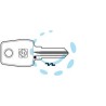 CHIAVI PER CILINDRI EURO LOCKS 5 SPINE PICCOLE EU13R - EU13R