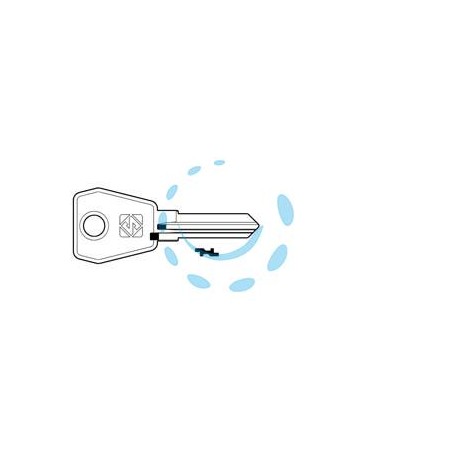 CHIAVI PER CILINDRI EURO LOCKS 5 SPINE PICCOLE EU16R - EU16R SX