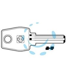 CHIAVI PUNZONATE PER CILINDRI EURO LOCKS 5+5 SPINE EU17 - EU17