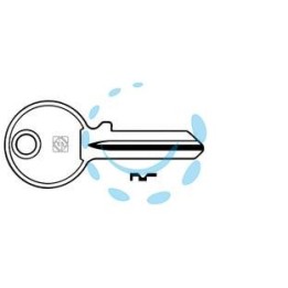 CHIAVI PER CILINDRI GLOBE 5 SPINE PICCOLE GL4R - GL4R DX