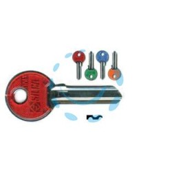 CHIAVI PER CILINDRI ISEO 5 SPINE PICCOLE IE3SL - IE3SL DX slim fluo colori assortiti