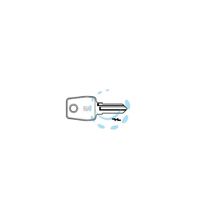 CHIAVI PER CILINDRI L&F 5 SPINE PICCOLE LF23R - LF23R DX