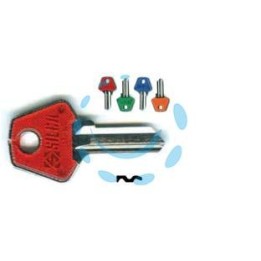 CHIAVI PER CILINDRI MERONI 4 SPINE PICCOLE MER1SL - MER1SL DX slim fluo colori assotiti
