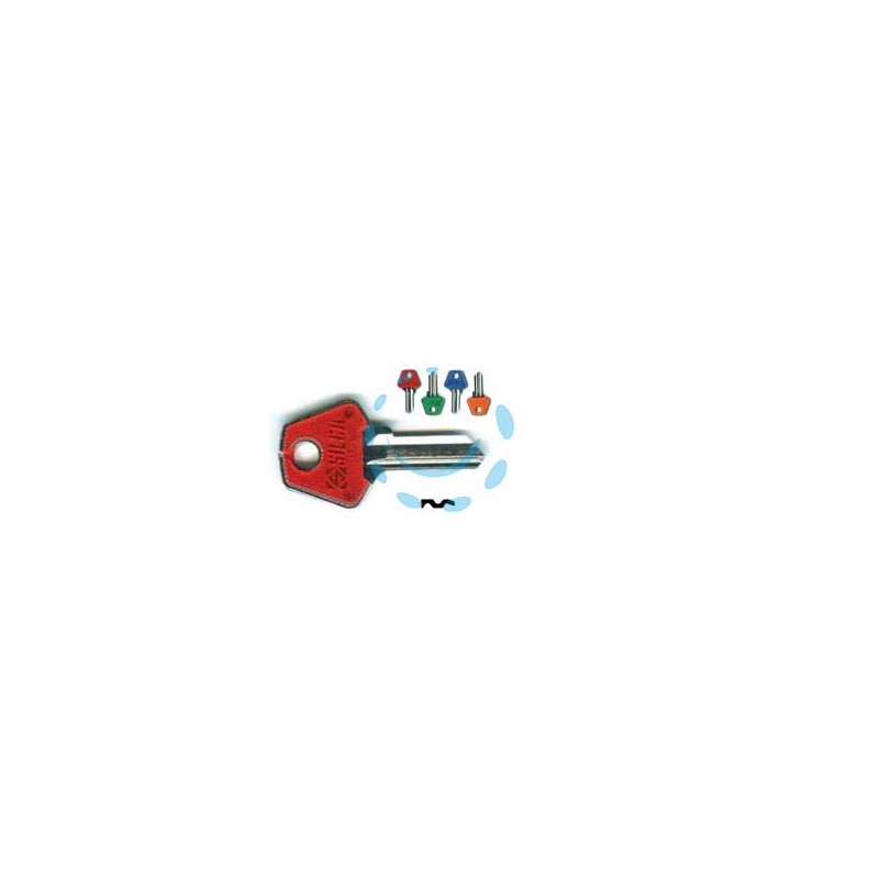 CHIAVI PER CILINDRI MERONI 4 SPINE PICCOLE MER1SL - MER1SL DX slim fluo colori assotiti