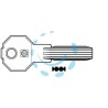 CHIAVI PUNZONATE PER CILINDRI PREFER 6 SPINE PF20 - PF20
