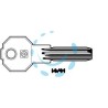 CHIAVI PUNZONATE PER CILINDRI PREFER 6 SPINE PF21 - PF21