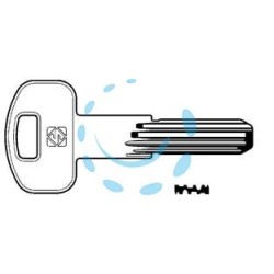 CHIAVI PUNZONATE PER CILINDRI SECUREMME 10 SPINE SCM1R