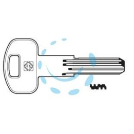 CHIAVI PUNZONATE PER CILINDRI SECUREMME 10 SPINE SCM2 - SCM2