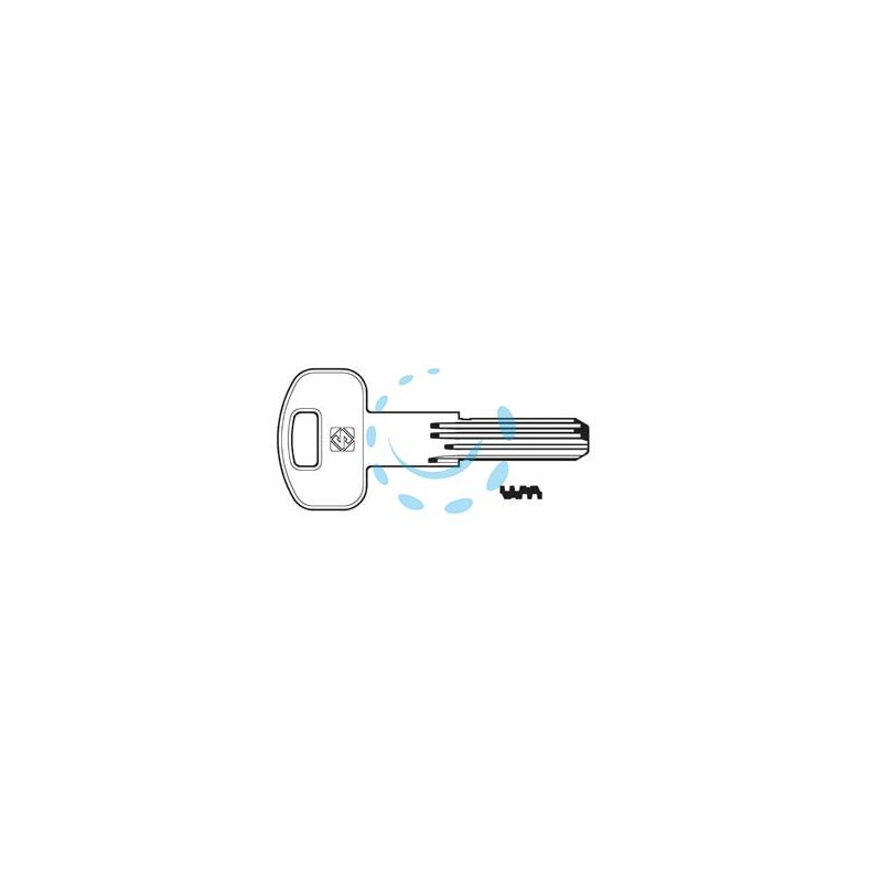 CHIAVI PUNZONATE PER CILINDRI SECUREMME 10 SPINE SCM2