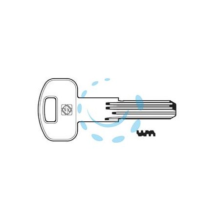 CHIAVI PUNZONATE PER CILINDRI SECUREMME 10 SPINE SCM2